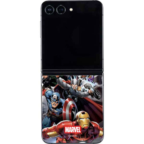 Marvel Avengers Attack Galaxy Z Flip5 5G Skin